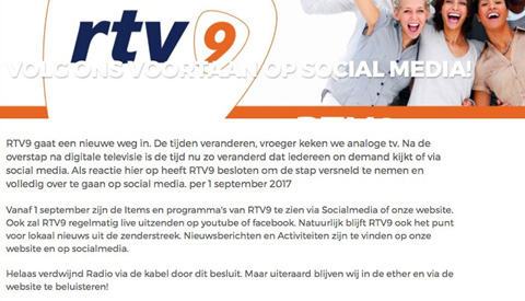 Jan met de Pet: ‘Over RTV9 en verhogen eigen bijdrage ziektekosten’