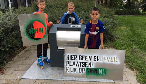 Campagne vóór een schone buurt