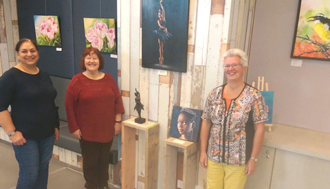 Nieuwe expositie KunstGein Podium in het Atrium van het Stadshuis