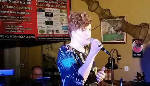 Laura Hulzebos in de finale van The Voice of Cabauw