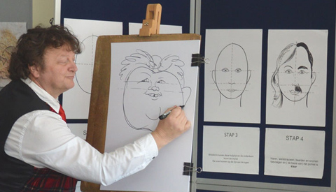 Workshop: Karikatuur tekenen door Karikaturist IBIS