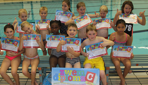 Afzwemmen coor C-diploma