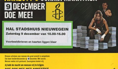 Schrijfmarathon Amnesty Nieuwegein