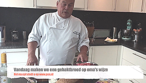 100% Cees. Deze week maakt Maestro Culinaire Cees van Suylekom oma’s gehaktbrood