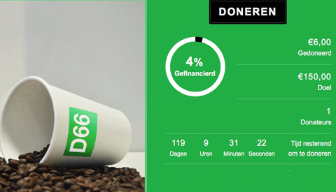 D66 Nieuwegein start crowdfundactie voor de komende gemeenteraadsverkiezingen