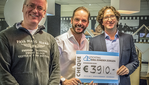 Bijna 9.000,- euro voor ‘Stichting Dag Zonder Zorgen’