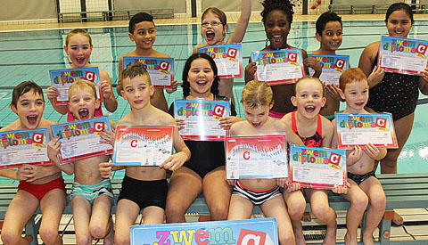 Geslaagd voor C-diploma in Merwestein