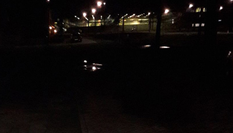 Nieuwegein voor groot gedeelte gehuld in donkerte