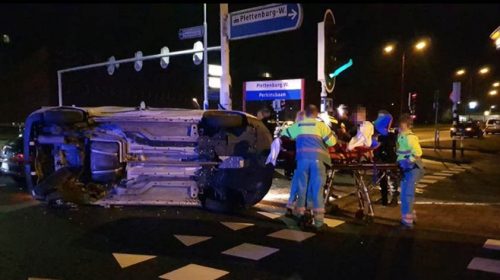 Vrouw gewond na ongeluk op de Plettenburgerbaan