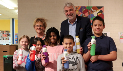 Basisschool UniQ tweede afvalvrije school in Nieuwegein