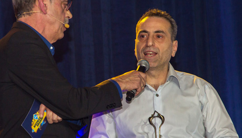 Ahmed Alaji wordt ‘Vrijwilliger van het Jaar 2017’ tijdens de Nieuwegein Awards