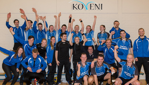 Korfballers uit Nieuwegein promoveren naar derde klasse