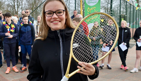 Open tennistoernooi voor de jeugd bij Rijnhuyse