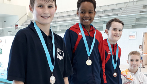 Succesvol weekend voor de schoonspringers van Aquarijn