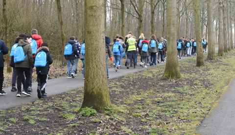 De Toonladder Galecop gaat weer wandelen voor water