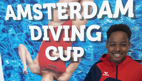 Goede prestaties van zwemvereniging Aquarijn op de Amsterdam Diving Cup