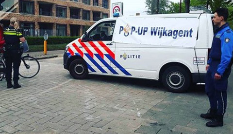 Nieuw fenomeen in Nieuwegein: de ‘Pop-Up Wijkagent’