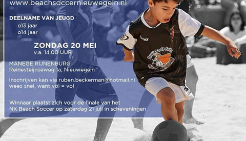 Beachsoccer toernooi in Nieuwegein