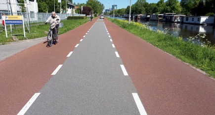 Fietsersbond Nieuwegein: ‘Meer rood op straat bij herinrichting IJsselsteinseweg’