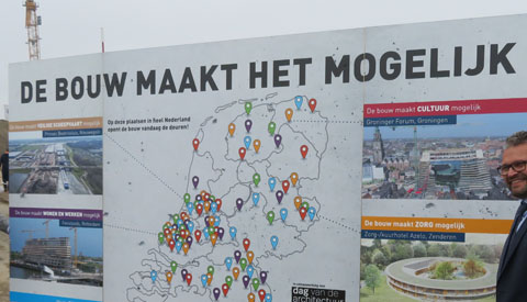 Dag van de Bouw bij Prinses Beatrixsluis regionale publiekstrekker