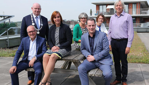 En dit is het nieuwe college van Burgemeester & Wethouders in Nieuwegein