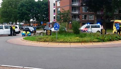 Video: Aanrijding auto met scootmobiel