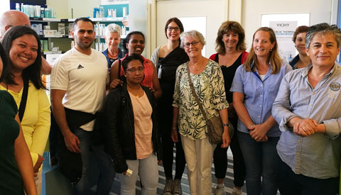 De Taalbrigade op excursie naar de apotheek