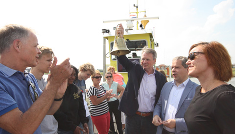 Zomerdienstregeling pontje Vrevia ingeluid door bestuurders