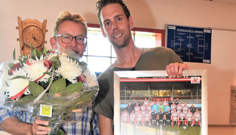 Afscheid van Geinoord-aanvoerder Jan Maarten van Dijk