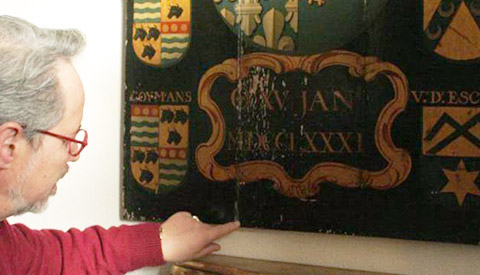 Lunchpauzelezing over restauratieproces rouwborden van de familie Malapert