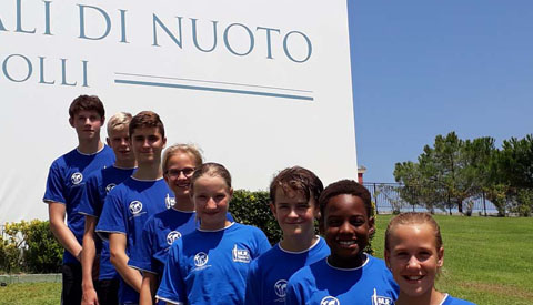 Aquarijn schoonspringers actief in Rome