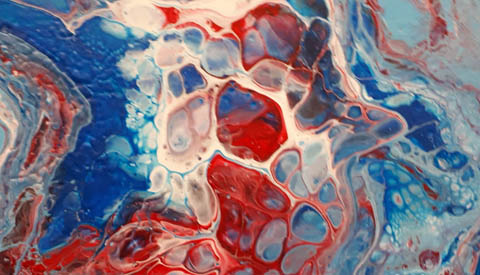 KunstGein Podium geeft creatieve workshop ‘Acrylic pouring’