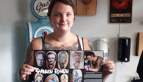 Nieuwegeinse wint weer diverse prestigieuze prijzen met haar tatoeëer kunst