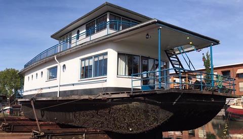 Het Nieuwe Bouwen op de helling bij Museumwerf Vreeswijk