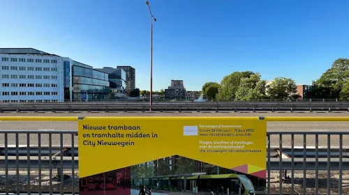 Nieuwegein wil dat de tramhalte Merwestein blijft