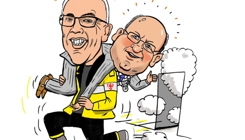 PENTekening: ‘Burgemeester Frans Backhuijs gered’