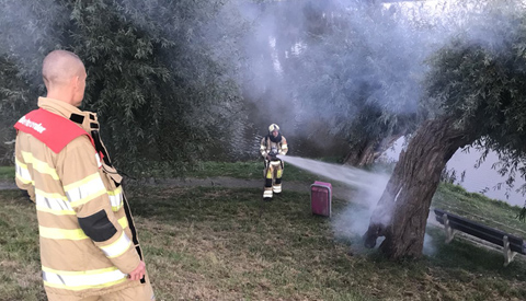 Buitengewoon  ongewoon brandje op Fort Vreeswijk