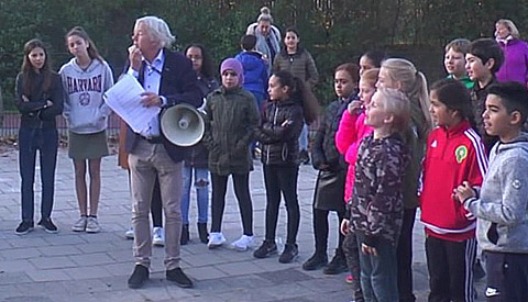Actie tijdens Dag van de Leerplicht 2019