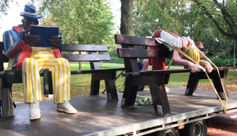 Opa en Annabel weer terug in de wijk Fokkesteeg