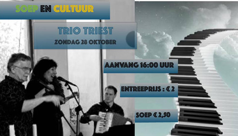 Soep & Cultuur met: Trio Triest
