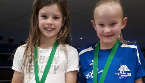 Druk weekend voor schoonspringers van zwemvereniging Aquarijn