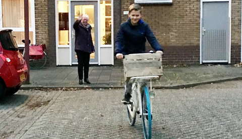 Van ebike naar dirtbike: eerste jeugdambassadeur voor Nieuwegein fietst!