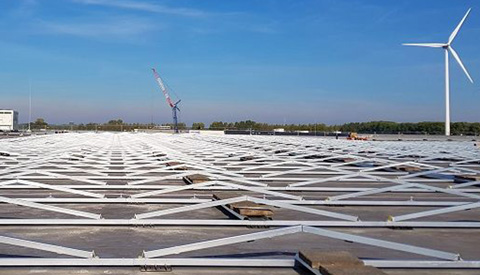 KiesZon plaatst 14.000 zonnepanelen op dak van CBRE Global Investors
