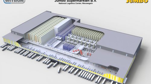 Gemechaniseerd distributiecentrum van Jumbo in Nieuwegein na de zomer operationeel