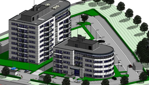 Bouwhuis Groep transformeert kantorencomplex Nieuwegein in luxe wooncomplex