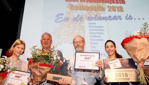 Nieuwegein in top 10 diervriendelijkste gemeenten van Nederland