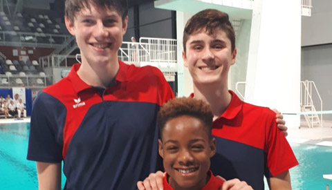 Internationaal schoonspringtoernooi in Eindhoven