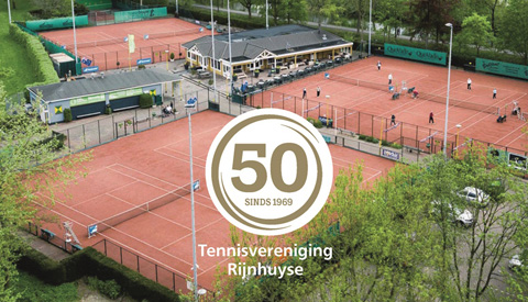 50 jaar Tennisvereniging Rijnhuyse: ‘Jubileumreceptie voor leden én oud-leden’
