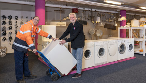 Noppes in Nieuwegein maakt met Wecycle kringloopwinkel circulair