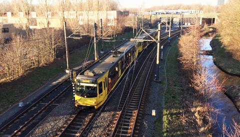 Storingsherstel aan trambaan bij remise Nieuwegein